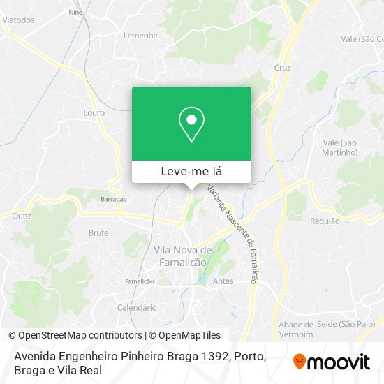 Avenida Engenheiro Pinheiro Braga 1392 mapa