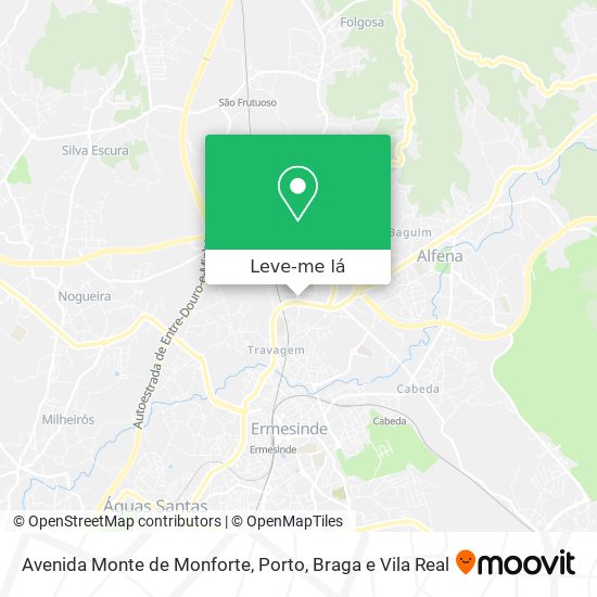 Avenida Monte de Monforte mapa
