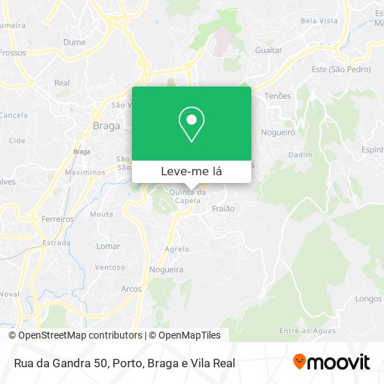 Rua da Gandra 50 mapa