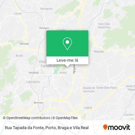 Rua Tapada da Fonte mapa