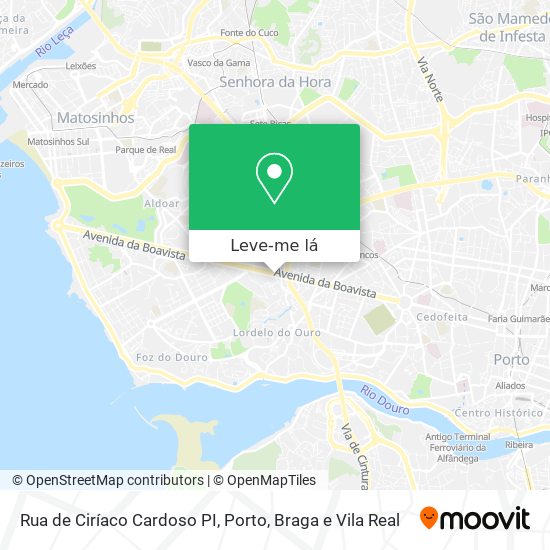 Rua de Ciríaco Cardoso PI mapa