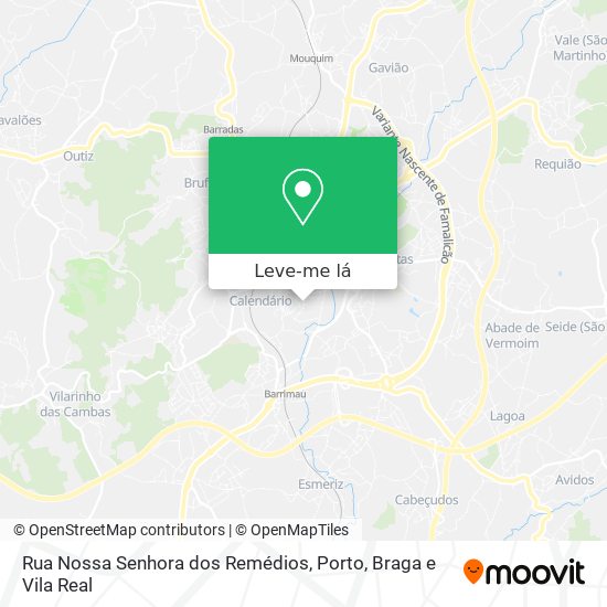 Rua Nossa Senhora dos Remédios mapa