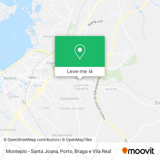 Montepio - Santa Joana mapa