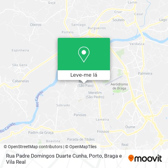 Rua Padre Domingos Duarte Cunha mapa