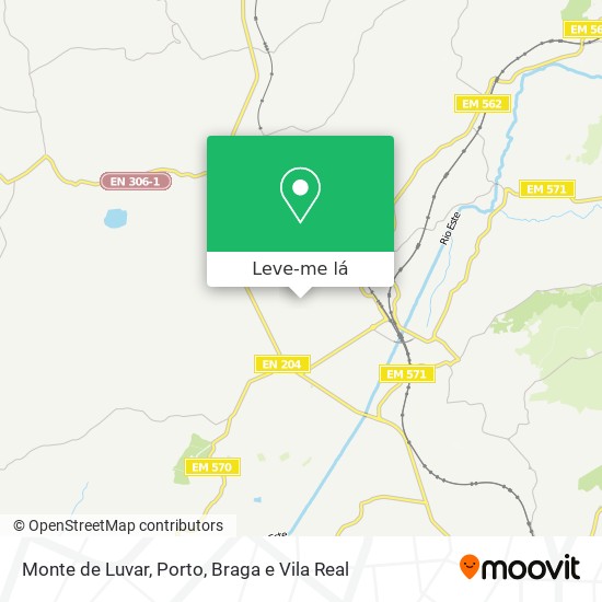 Monte de Luvar mapa