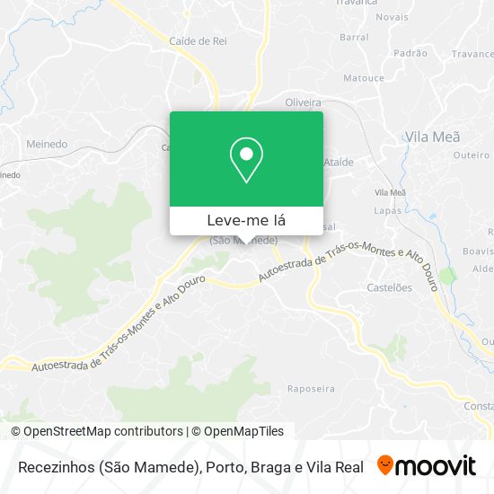 Recezinhos (São Mamede) mapa