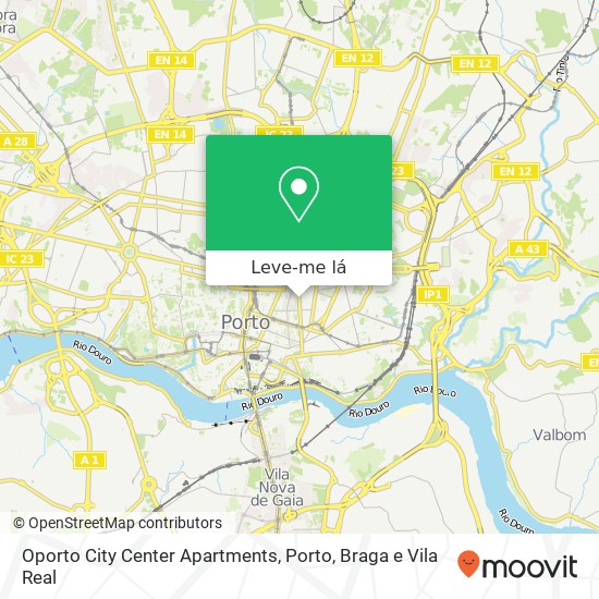Oporto City Center Apartments mapa