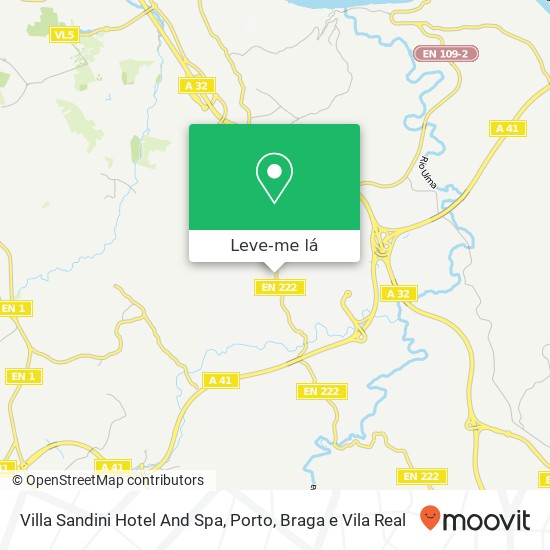Villa Sandini Hotel And Spa mapa