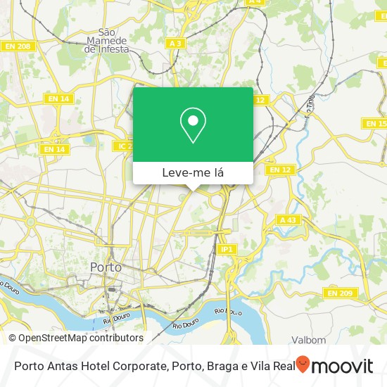 Porto Antas Hotel Corporate mapa