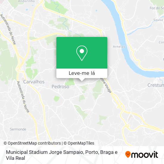 Municipal Stadium Jorge Sampaio mapa