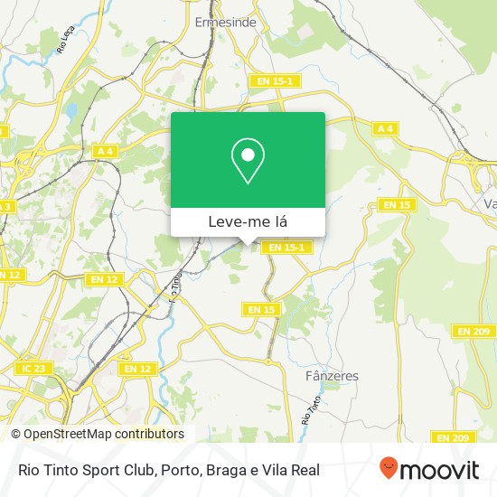 Rio Tinto Sport Club mapa
