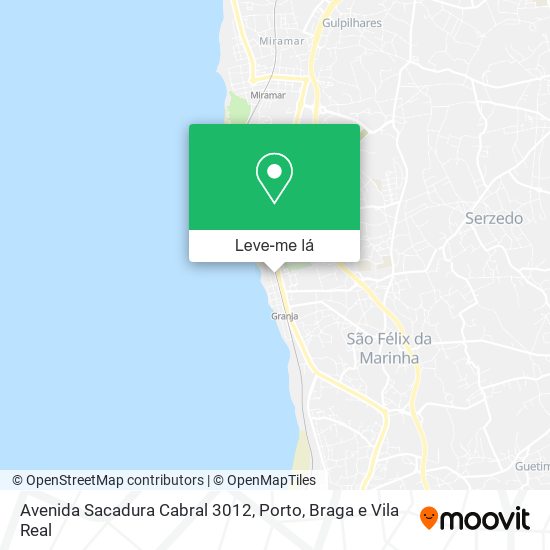 Avenida Sacadura Cabral 3012 mapa