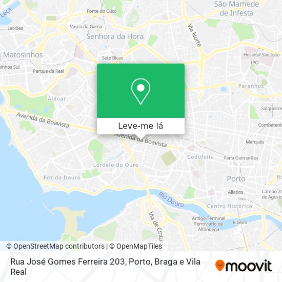 Rua José Gomes Ferreira 203 mapa