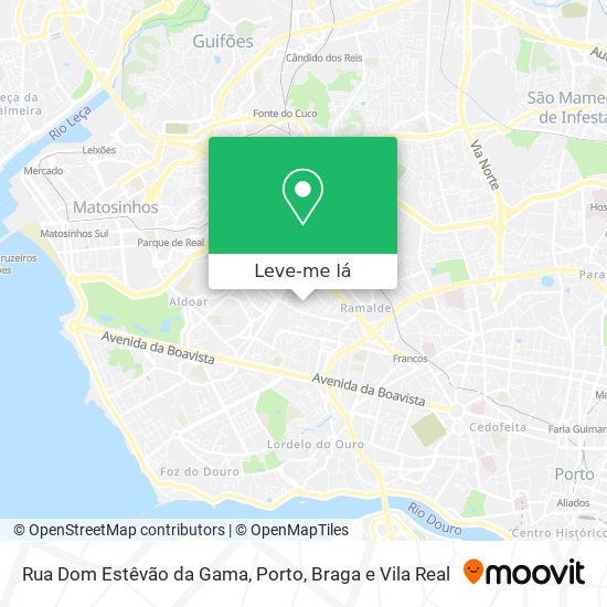 Rua Dom Estêvão da Gama mapa