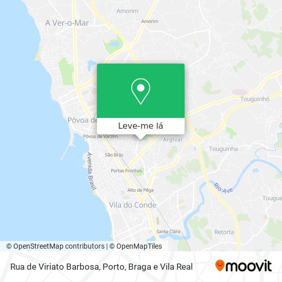Rua de Viriato Barbosa mapa