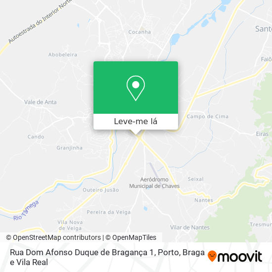 Rua Dom Afonso Duque de Bragança 1 mapa