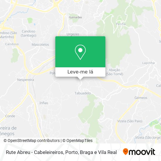Rute Abreu - Cabeleireiros mapa