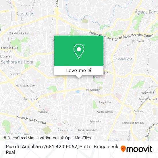 Rua do Amial 667/681 4200-062 mapa