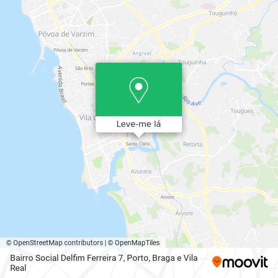 Bairro Social Delfim Ferreira 7 mapa