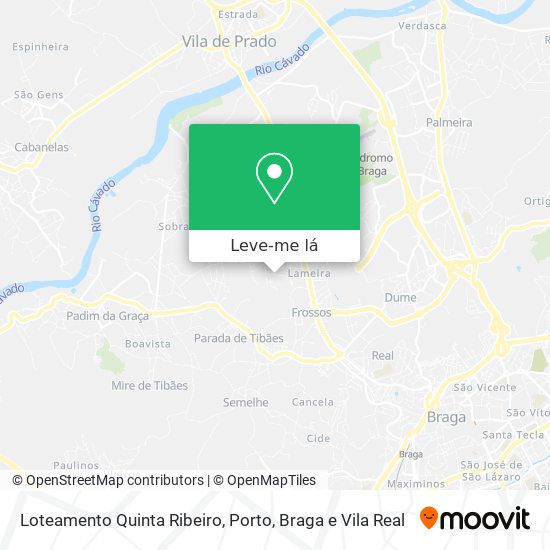 Loteamento Quinta Ribeiro mapa
