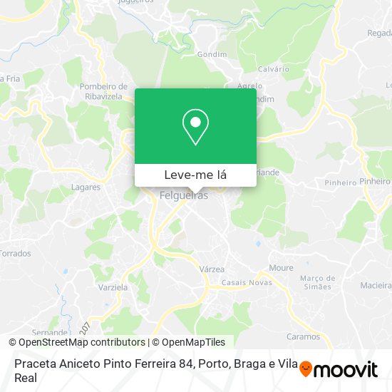 Praceta Aniceto Pinto Ferreira 84 mapa