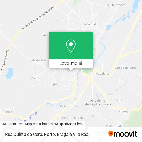 Rua Quinta da Cera mapa