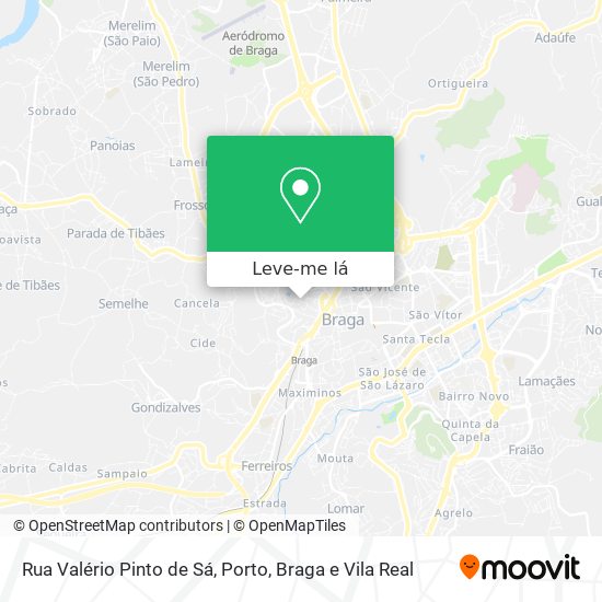 Rua Valério Pinto de Sá mapa
