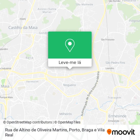 Rua de Altino de Oliveira Martins mapa