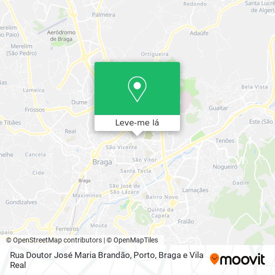Rua Doutor José Maria Brandão mapa