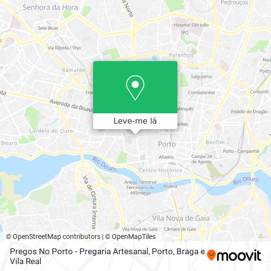 Pregos No Porto - Pregaria Artesanal mapa
