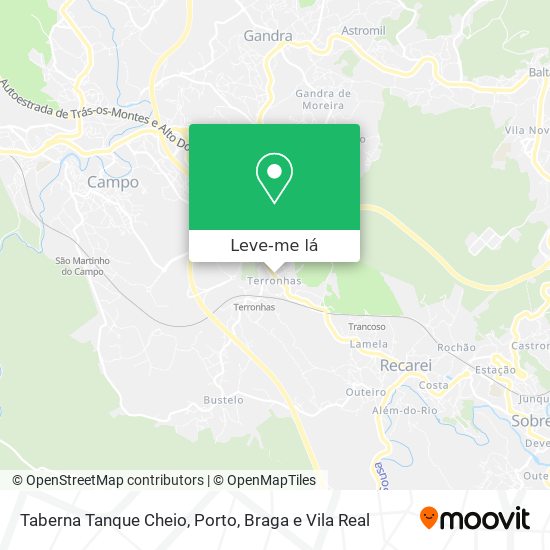 Taberna Tanque Cheio mapa