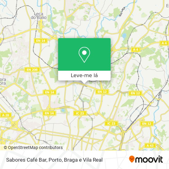 Sabores Café Bar mapa