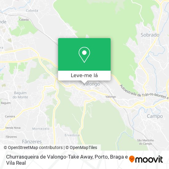 Churrasqueira de Valongo-Take Away mapa