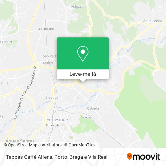 Tappas Caffé Alfena mapa