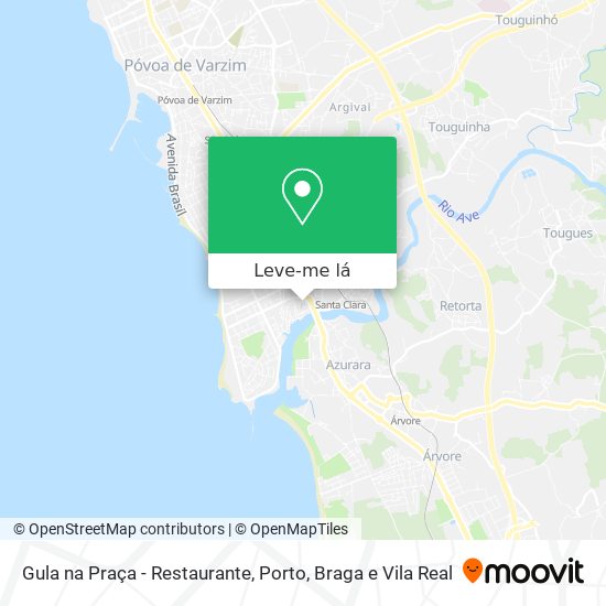 Gula na Praça - Restaurante mapa