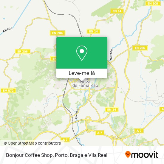 Bonjour Coffee Shop mapa
