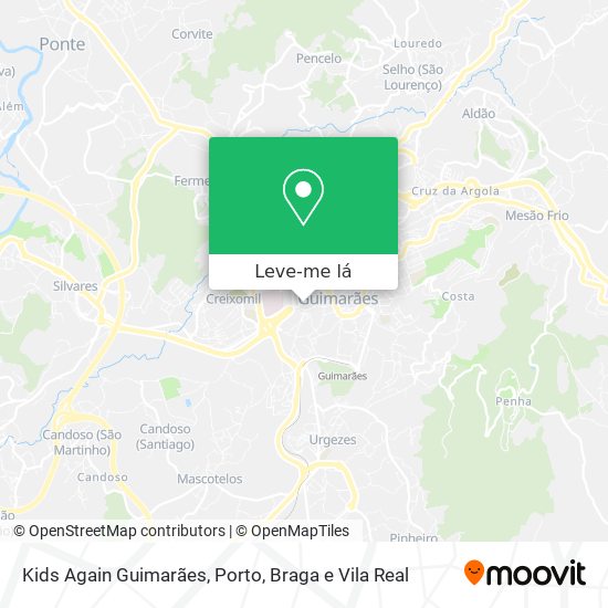 Kids Again Guimarães mapa