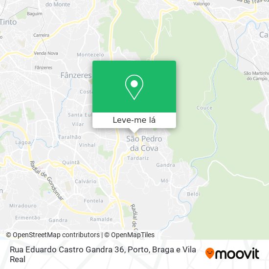 Rua Eduardo Castro Gandra 36 mapa
