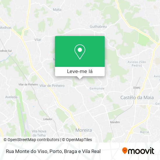 Rua Monte do Viso mapa