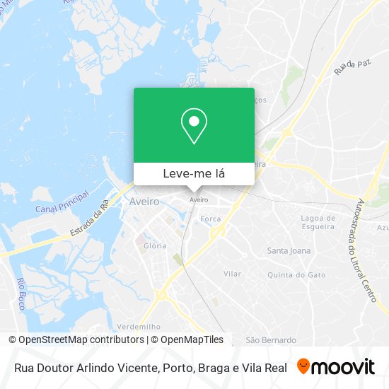 Rua Doutor Arlindo Vicente mapa