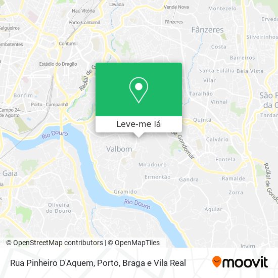 Rua Pinheiro D'Aquem mapa