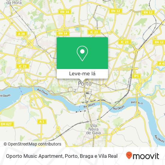 Oporto Music Apartment mapa