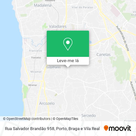 Rua Salvador Brandão 958 mapa
