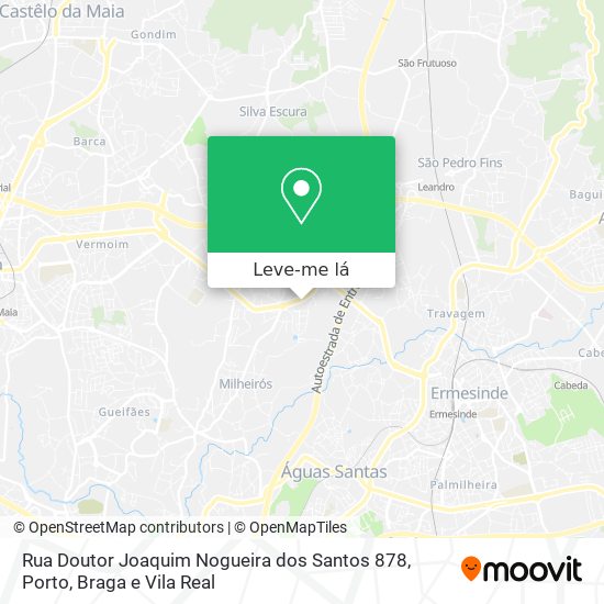 Rua Doutor Joaquim Nogueira dos Santos 878 mapa