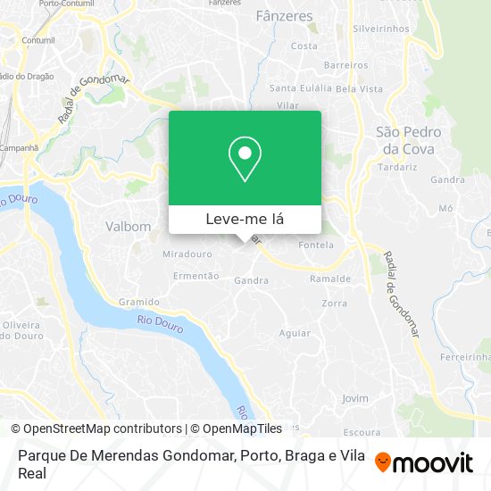 Parque De Merendas Gondomar mapa