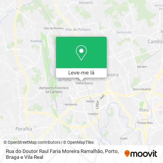 Rua do Doutor Raul Faria Moreira Ramalhão mapa