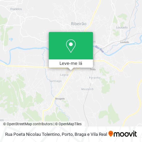 Rua Poeta Nicolau Tolentino mapa