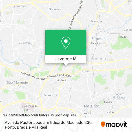 Avenida Pastor Joaquim Eduardo Machado 230 mapa