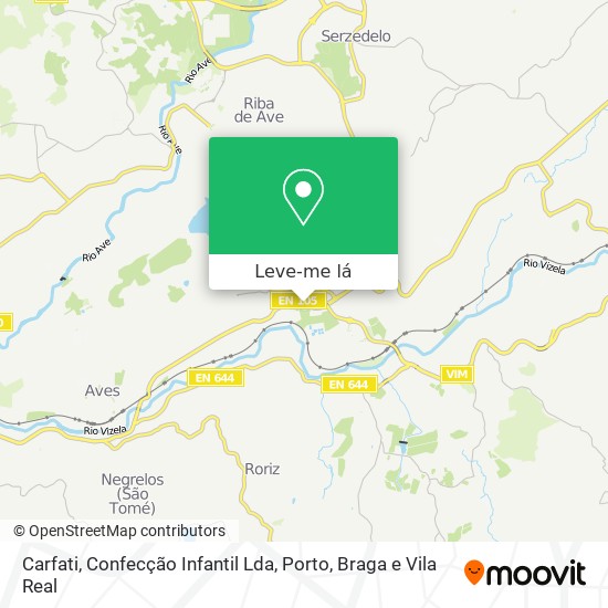 Carfati, Confecção Infantil Lda mapa