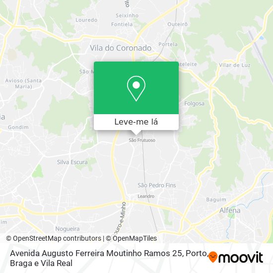 Avenida Augusto Ferreira Moutinho Ramos 25 mapa